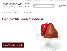 Tablet Screenshot of dbchocolate.com